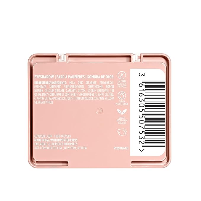 COVERGIRL Eye Enhancer, Night Sky, Eyeshadow Quad, Easy to Wear, Clean & Vegan, Talc-Free, Matte & Shimmer Finishes, Smudge-Proof, 0.19oz-Velvo Beauty