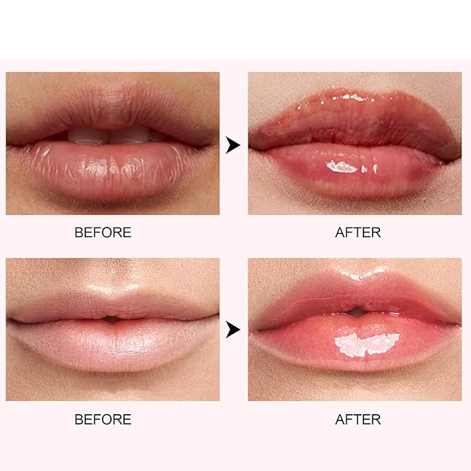 Lip Plumper Gloss,Natural Spicy Lip Plumping Booster Moisturizing Hydrating Lip Plumping Oil and Lip Care Serum for Women Girls(#2)-Velvo Beauty