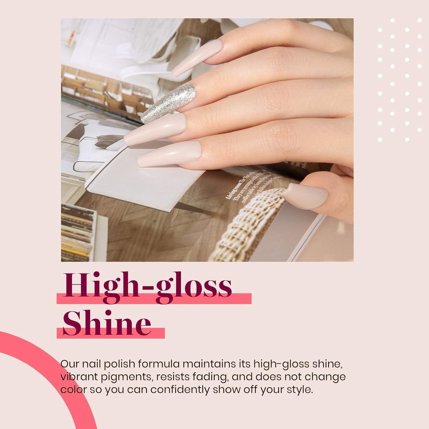 Beetles Grey Gel Nail Polish, Stone Beige Brown Cream Color 15ml Gel Polish Soak Off Uv LED Lamp Cured Nail Art Manicure Salon DIY Design Decoration Home Gift for Women-Velvo Beauty