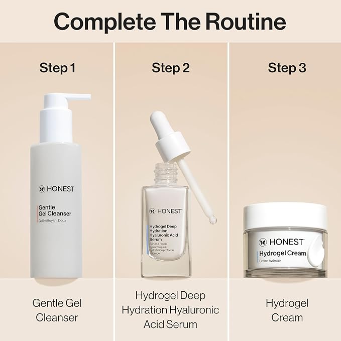 Honest Beauty Refill Pod for Full Size Hydrogel Cream | Lightweight, Moisturizing Water Cream | Gentle for Sensitive Skin, Fragrance Free, Vegan | 1.7 fl oz-Velvo Beauty