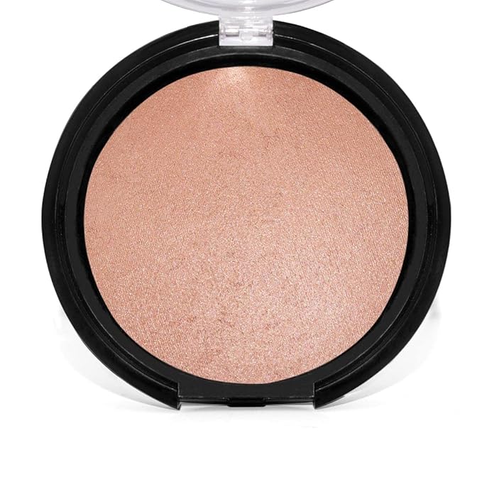 Palladio Baked Bronzer, Highly Pigmented and Easy to Blend, Shimmery Bronzed Glow, Use Dry or Wet, Lasts all day long, Provides Rich Tanning Color Finish, Powder Compact, Atlantic Tan-Velvo Beauty