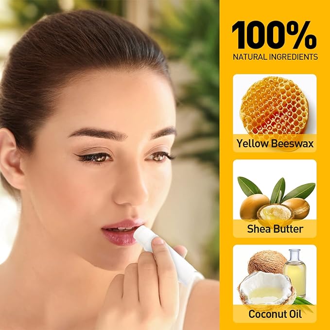 DMSKY Lip Balm Bulk Unlabeled 200 Pack, Natural Ingredients Vitamin E Shea Butter, Custom Chapstick Bulk For Party Favors & Wedding Favors-Velvo Beauty