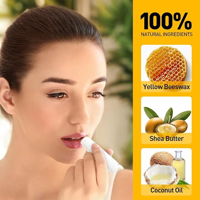 DMSKY 50 Pack Lip Balm Unlabeled, Natural Lip Balm Bulk Blank Tube, Lip Balm for Party Favors and Gift Basket Filling - 5 Flavors-Velvo Beauty