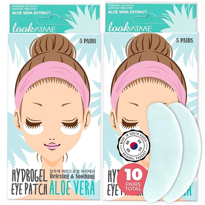 Lookatme Hydrogel Eye Patch Aloe Vera, 1.1 Ounce-Velvo Beauty