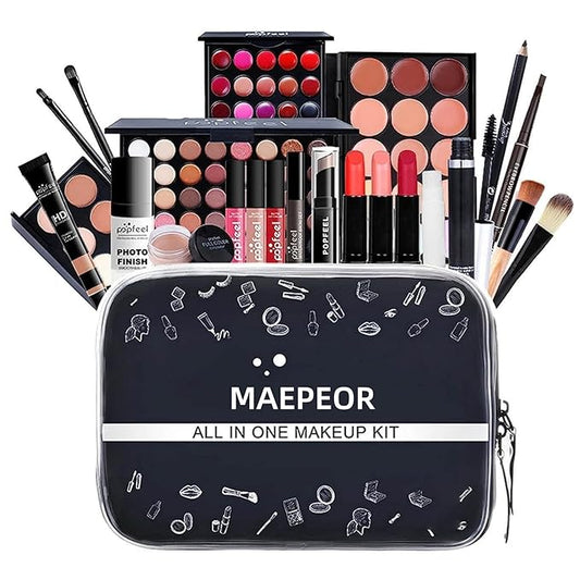 MAEPEOR All In One Makeup Kit 24PCS Makeup Kit for Women Full Kit Multi-Purpose Makeup Set for Beginners or Pros (KIT003)-Velvo Beauty