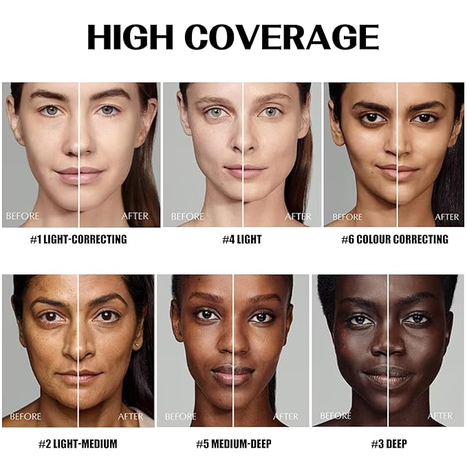 5 In 1 Multi-Use Correcting Concealer Palette,Waterproof Long Lasting Contour Palette,Professional Creamy Concealer Kit for Women,Easy to Create Full Coverage and Natural Finish.#4-Velvo Beauty