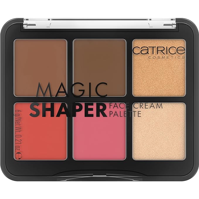 Catrice | Magic Shaper Face Cream Palette | Blush, Bronzer, & Highlighter | Longwearing, Blendable, & Buildable | Vegan & Cruelty Free-Velvo Beauty