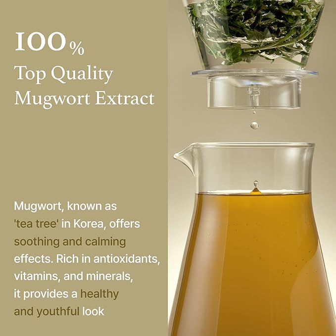 [I'm From] Mugwort Essence 5.4 Fl Oz | 100% Vegan Mugwort Extract - Soothe Sensitive and Irritated Skin, Redness Relief, Refreshing, Korean Hydrating toner | All Skin Types, PETA approved-Velvo Beauty