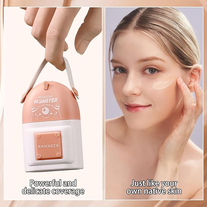 Concealer Moisturizing Gradient Foundation, Lightness Oil Control Long Lasting Waterproof Full Coverage Color Correcting Foundation-Velvo Beauty