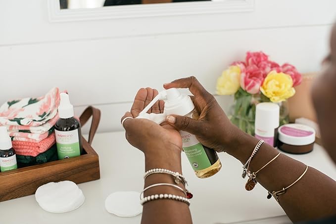 Third Trimester Set – All Natural Skincare Pregnancy Gift Box – Anti-stretch mark Belly Oil, Rose Facial Mist, Cleansing Oil, Face Wash - Mambino Organics-Velvo Beauty