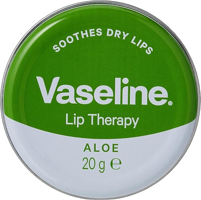 Vaseline Lip Balm 20g/0.705oz (6X20g/0.705oz, Aloe Vera)-Velvo Beauty