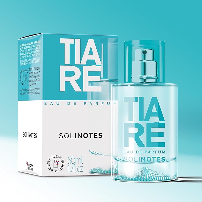 SOLINOTES Tiaré Perfume for Women - Eau De Parfum | Delicate Floral and Soothing Scent - Made in France - Vegan - 1.7 fl.oz-Velvo Beauty