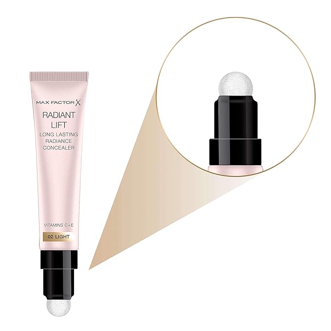 Max Factor Radiant Lift Concealer - 02 Light Concealer Women 0.23 oz-Velvo Beauty