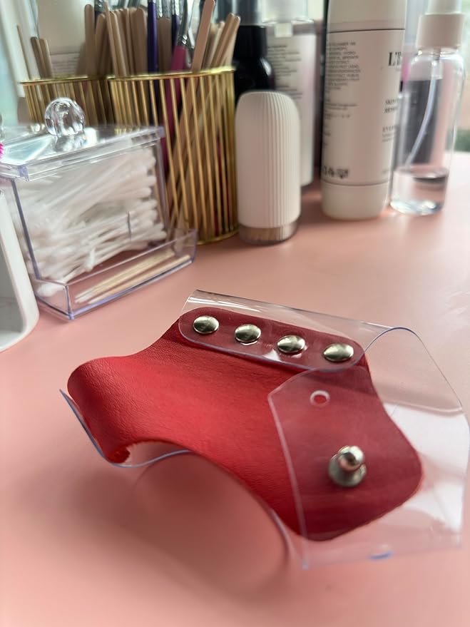 Makeup Glove Palette for Artwork|Stylish Glove for Makeup Artists|Made of Natural Leather and Certified Hypoallergenic Vinyl-Velvo Beauty