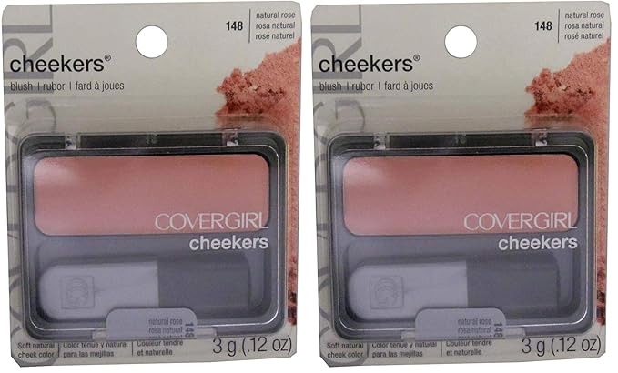 COVERGIRL Cheekers Blendable Powder Blush Natural Twinkle.12 oz, 1 Count (Pack of 2)-Velvo Beauty