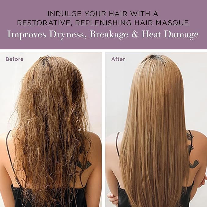 unwash Hydrating Hair Masque - Deep Conditioning & Restorative Hair Treatment for Damaged, Dry & Colored Hair, Sulfate & Paraben Free, Made w/Argan and Coconut Oils, 13.5 Fl Oz-Velvo Beauty