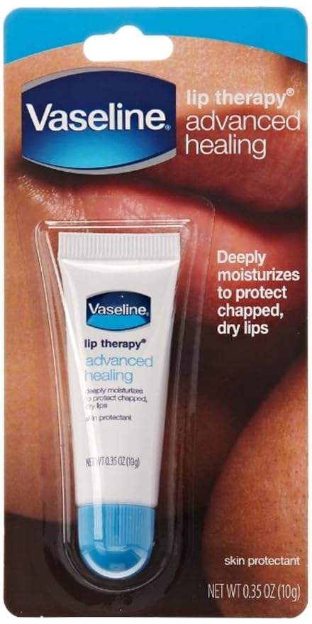 Vaseline Lip Therapy Petroleum Jelly,Adv Formula -10 Gm-Velvo Beauty