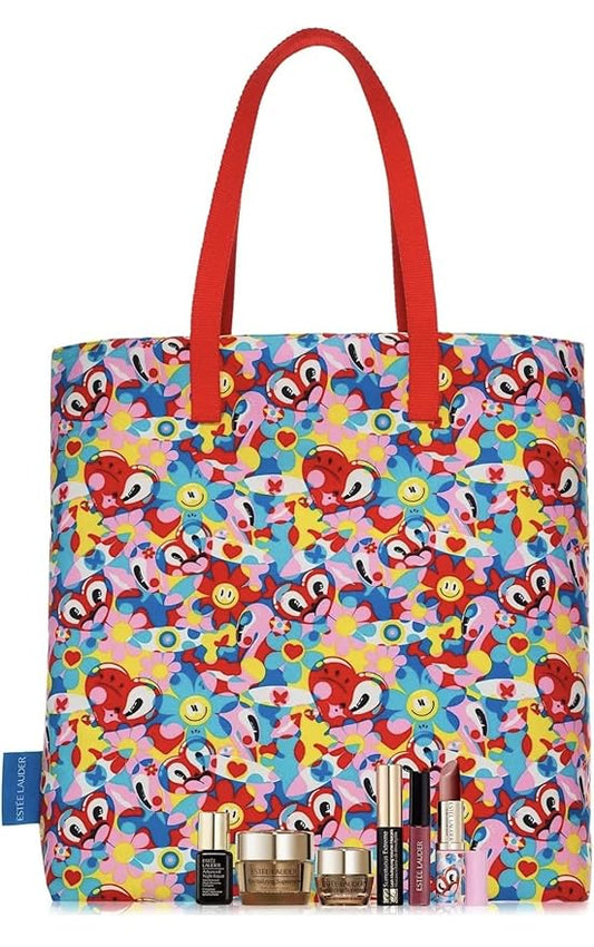 Estee Lauder 7 pieces Travel set Even-Tone, Lift & Glow with Full Size TOTE-Velvo Beauty