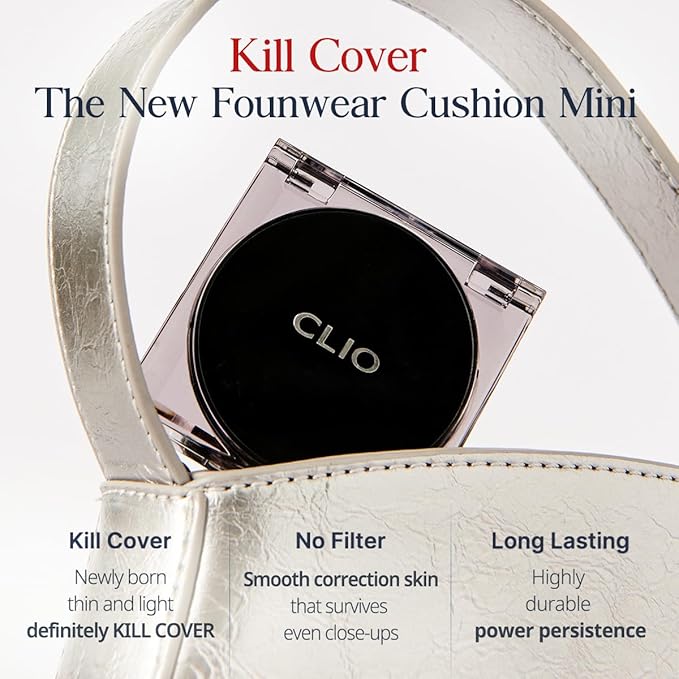 CLIO Kill Cover The New Founwear Cushion (Mini, 5g, 4 GINGER)-Velvo Beauty
