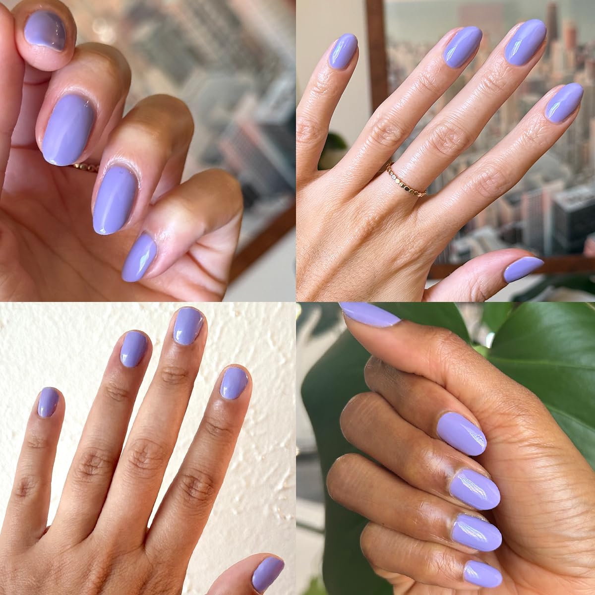 Olive & June Gel Polish | UV LED Nail Lamp Needed | Long Lasting Formula | Up to 21 Days of Wear | Damage-Free Removal | Salon-Quality Manicure at Home | Bold & Unshaken | Bold Purple-Velvo Beauty