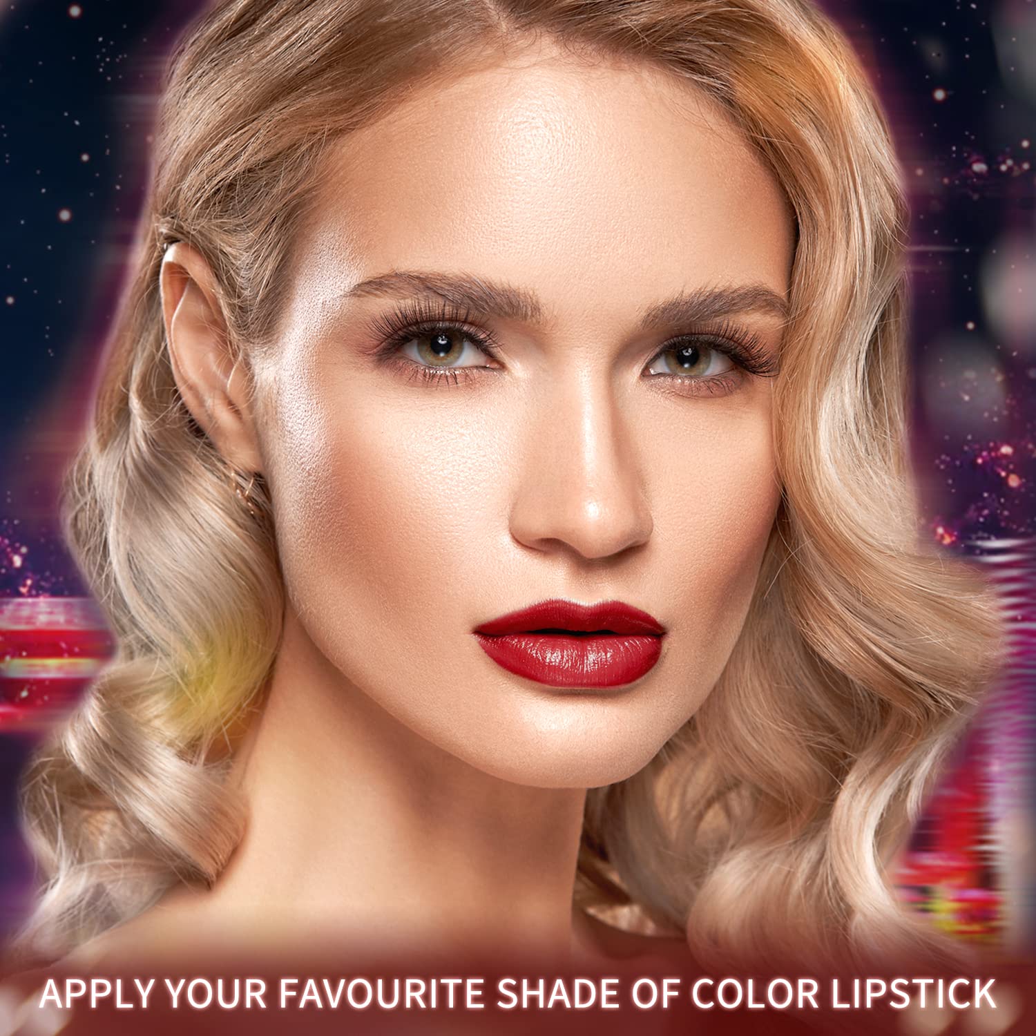 Catkin Moist Lipstick Hydrating High Impact Color Infused with Vitamin E and Avocado Oil Smooth Soft Texture Long Lasting Red Glow Finish 130-Velvo Beauty