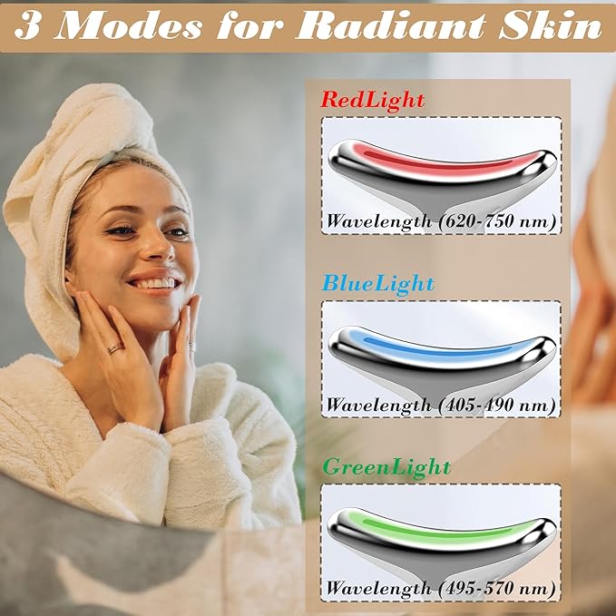 Facial Massager for Women and Men – Face Roller for Skin Tightening, Wrinkle Reduction, Anti-Aging, Face Lifting, Skin Care, Beauty Tool for Jawline, Neck Massager, Rechargeable Home Spa Device,-Velvo Beauty