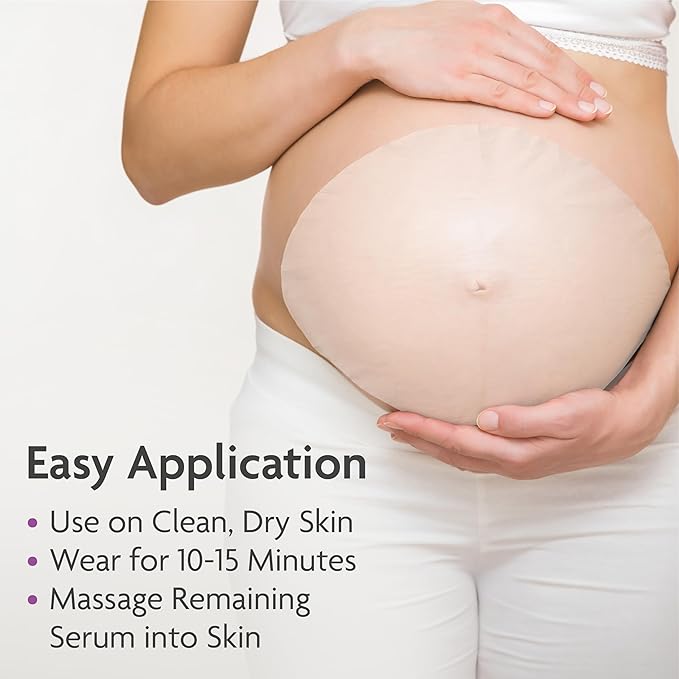 TriLASTIN Belly Masks - Belly Masks for Pregnant Women - Hydrating & Soothing for Itchy Skin - Reduces Stretch Marks - Safe for Sensitive Skin - Paraben & Phthalate-Free - Made in USA - 1 Pack-Velvo Beauty