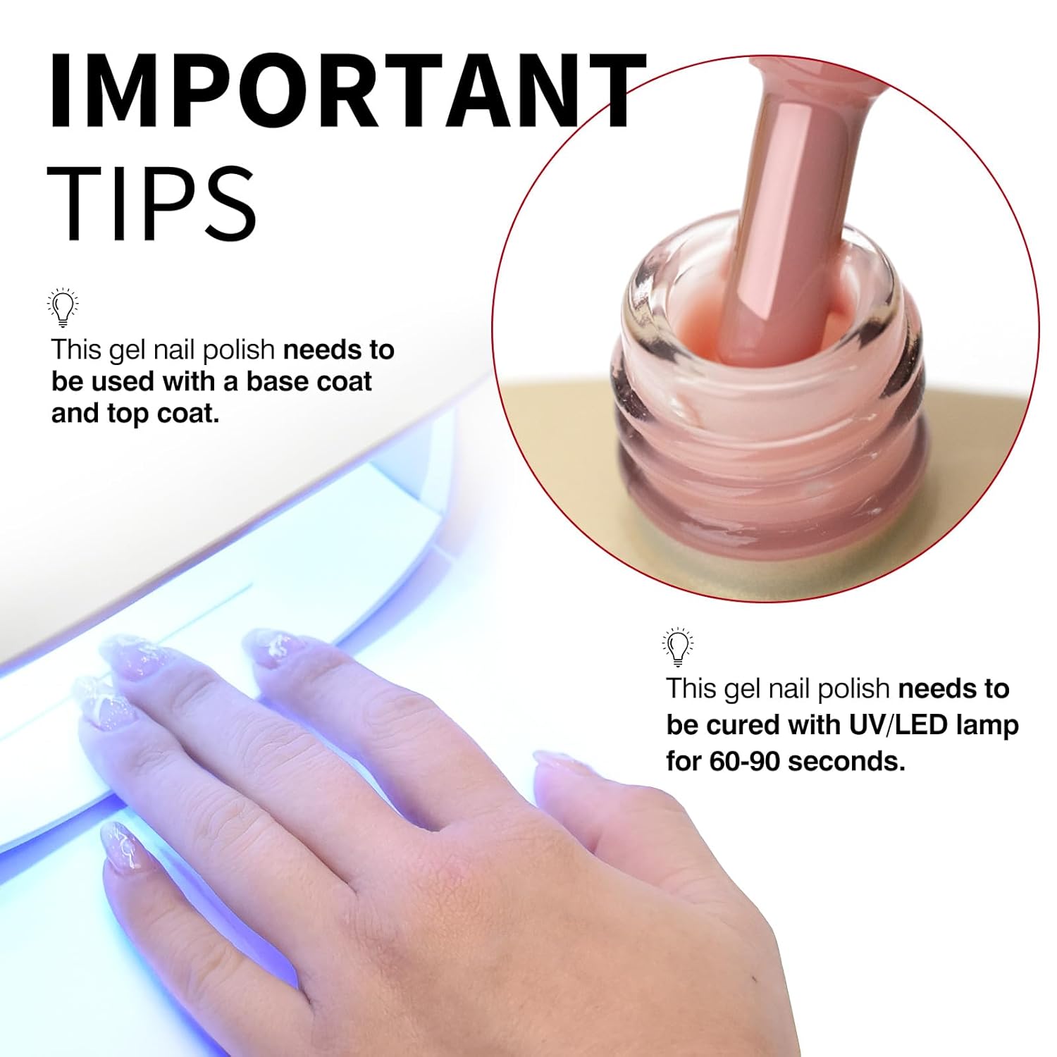 CANNI Pink Jelly Gel Polish – 9ML Translucent Sheer Nude Soak-Off UV/LED Gel Nail Polish for DIY Manicure or Salon Use-Velvo Beauty