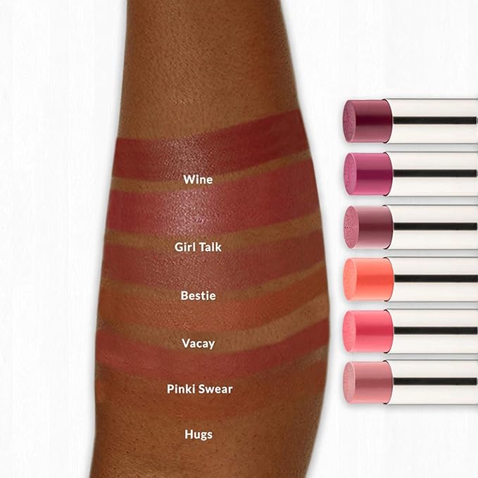 Best Balm Forever Tinted Lip Balm by VASANTI - Lip Moisturizer With Natural Oils and Butters for Hydration and Long Lasting Comfort - Vegan, Paraben Free (Girl Talk - Pink Raspberry)-Velvo Beauty