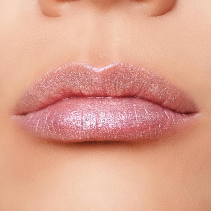 Oulac Glitter Lipstick for Women with Metallic 3D Shine Lightweight Hydrating Formula, High Impact Lip Color, Vegan & Gluten Free Beauty, Sheer Coverage Lip Makeup, Crystal Veil(27)-Velvo Beauty