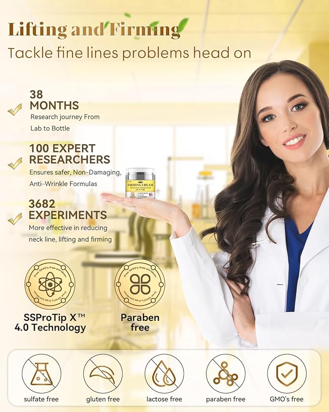 3% Retinol Cream Face Moisturizer, Anti Aging Neck Firming Cream with Collagen, Day & Night Face Cream with Hyaluronic Acid, Lifting & Tightening Wrinkle for Women & Men (1.51 Fl Oz (Pack of 1))-Velvo Beauty