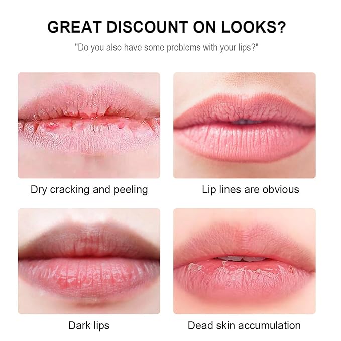 Lip Glowy Balm,4 Pack Fruit Glowy Lip Balm,Vitamin E Lip Glowy Balm Set Reduce Lip Lines, Enhance Lip Color,Moisturizing & Plump Quickly Replenishing Moisture and Relieving Dry Lips-Velvo Beauty