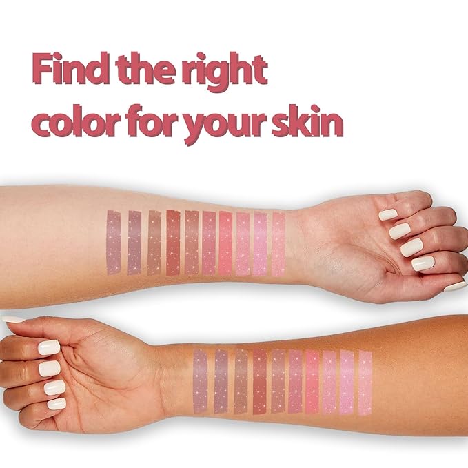 10 Pack Tinted Lip Balm With Glitter Powder Stocking Stuffers Tinted Chapstick - Moisturizing Lip Balm with Shimmer - Lipstick Set - Assorted Colors and Favors-Velvo Beauty