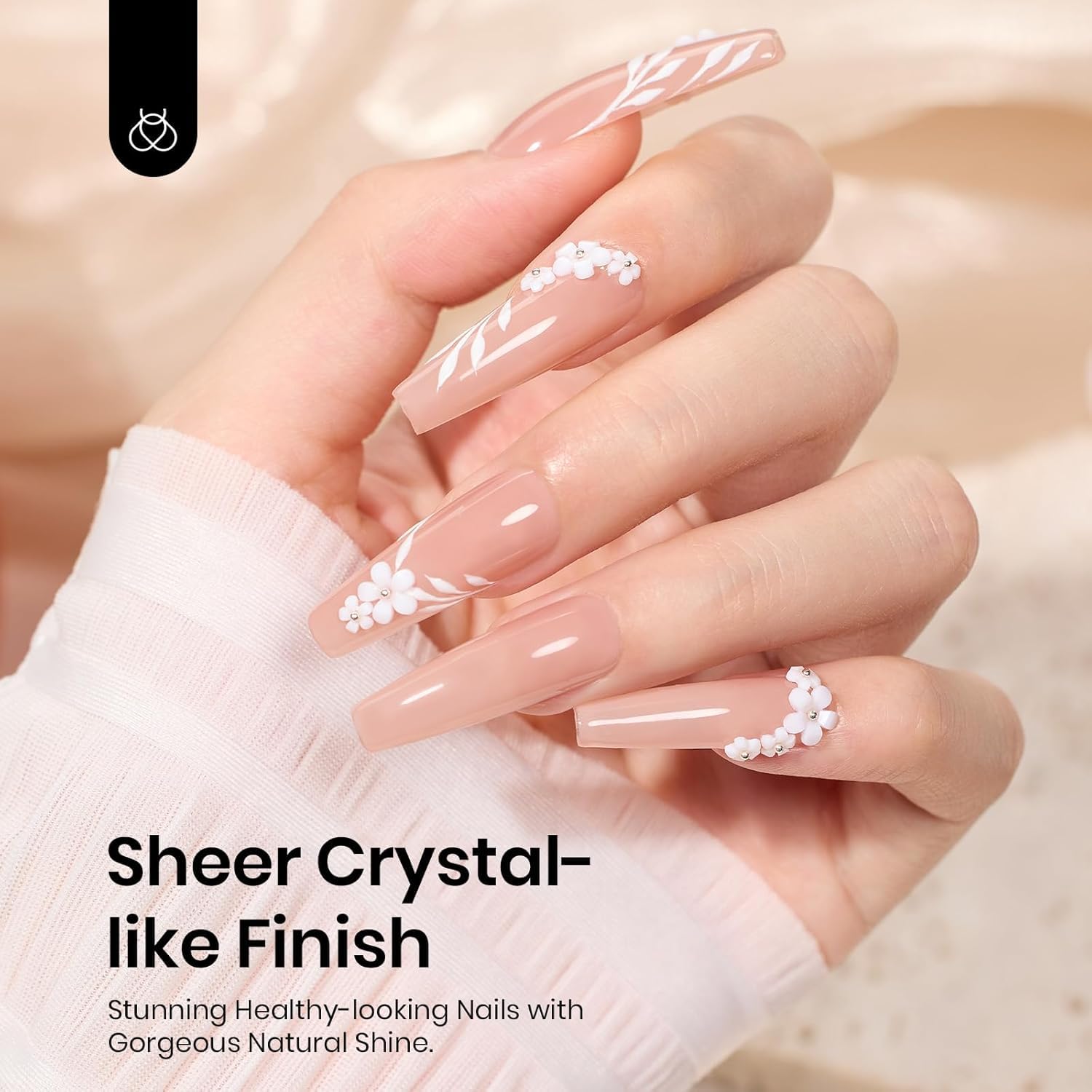 Beetles Nude Gel Nail Polish - 15ml Neutral Brown Base Color Fall Gel Polish Nail Concealer Mocha Sheer Translucent Effect Soak Off UV LED French Nail Art Manicure Gift for Women-Velvo Beauty