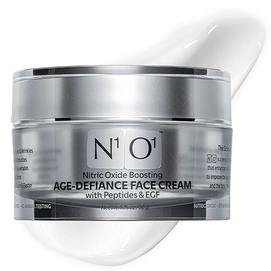 Moisturizer Face Cream - Day & Night Face Moisturizer with Nitric Oxide, Peptide Complex, Epidermal Growth Factor - Tightening & Firming Skin Care Products for Wrinkles, Dark Spots - 1.75 oz.-Velvo Beauty