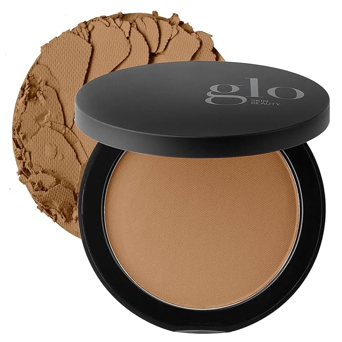 Glo Skin Beauty Pressed Base Powder Foundation Makeup (Chestnut Light) - Flawless Coverage for a Radiant Natural, Second-Skin Finish-Velvo Beauty