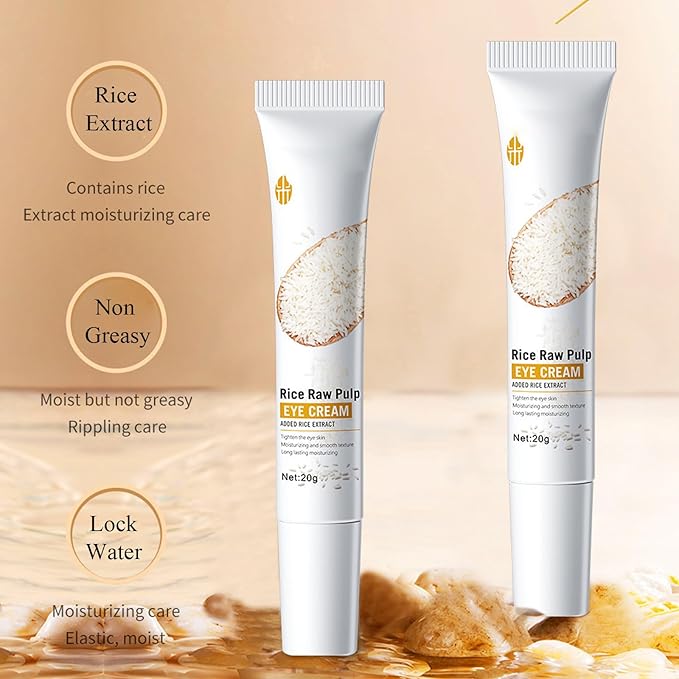 Rice Skin Care Sets, 5Pcs Face Care Set for Women, Moisturize Skin, Smooth Wrinkles & Fine Lines, Improve Skin, Hydrating Skin Care Routine Set with Rice Extract Face Serum, Mask, Cleanser, Eye Cream-Velvo Beauty