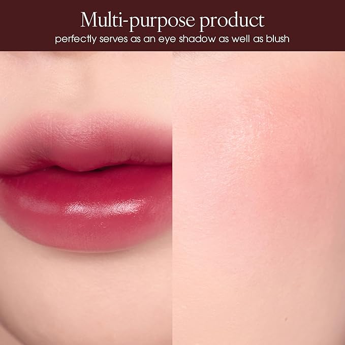 PLAT LIPS 927 BURGUNDY, Lip & Cheek, Lightweight, Naturally Dewy+ Glowy Finish, Blendable & Buildable Formula (1.2g, 0.003 oz.)-Velvo Beauty