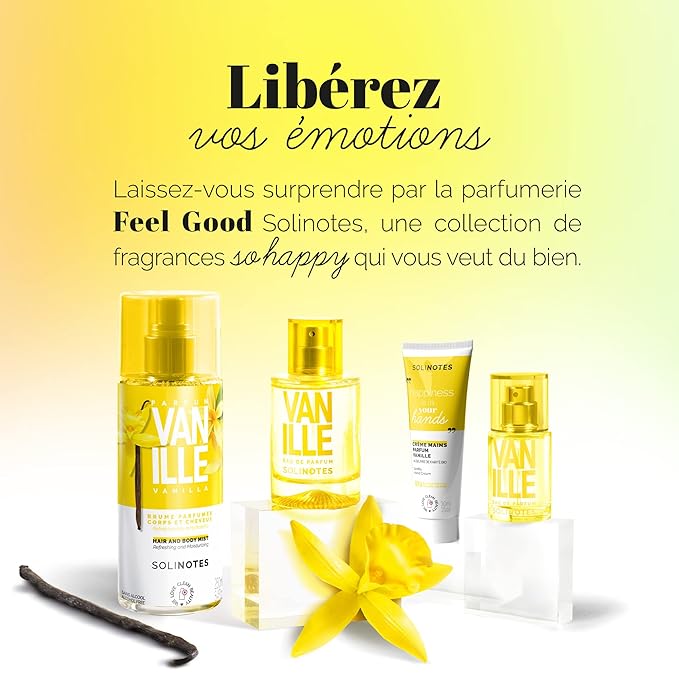 SOLINOTES Vanilla Perfume for Women - Eau De Parfum | Delicate Floral and Soothing Scent - Made in France - Vegan - 1.7 fl.oz-Velvo Beauty