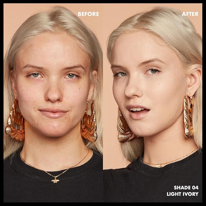 NYX PROFESSIONAL MAKEUP Total Control Pro Drop Foundation, Skin-True Buildable Coverage - Light Ivory-Velvo Beauty