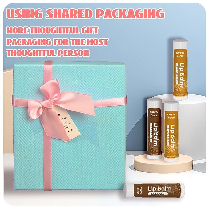 98 Pack Natural Lip Balm Bulk with Vitamin E and Coconut Oil - Moisturizing, Soothing, and Repairing Dry and Chapped Lips - 14 Flavors - Non-GMO-Velvo Beauty