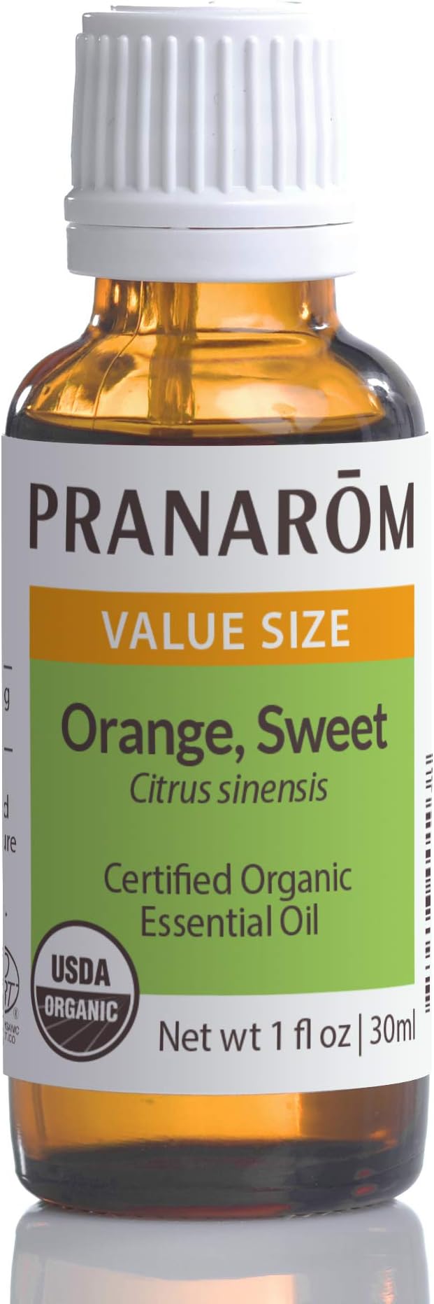 Pranarom USDA Certified Organic Sweet Orange Essential Oil (30ml), 100% Pure Undiluted Therapeutic Grade from Mexico for Aromatherapy, Diffuser, Citrus Scent, Soothing, DIY Cleaning-Velvo Beauty