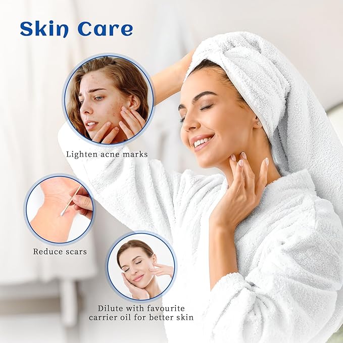 HIQILI Australian Tea Tree Essential Oil for Nail Repair, Hair Care, Add to Shampoo, Shower Gel, Foot Soak - 32 Fl Oz-Velvo Beauty