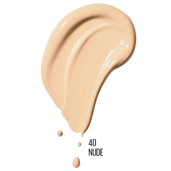 Maybelline Dream Radiant Liquid Medium Coverage Hydrating Makeup, Lightweight Liquid Foundation, Nude, 1 Fl; Oz-Velvo Beauty