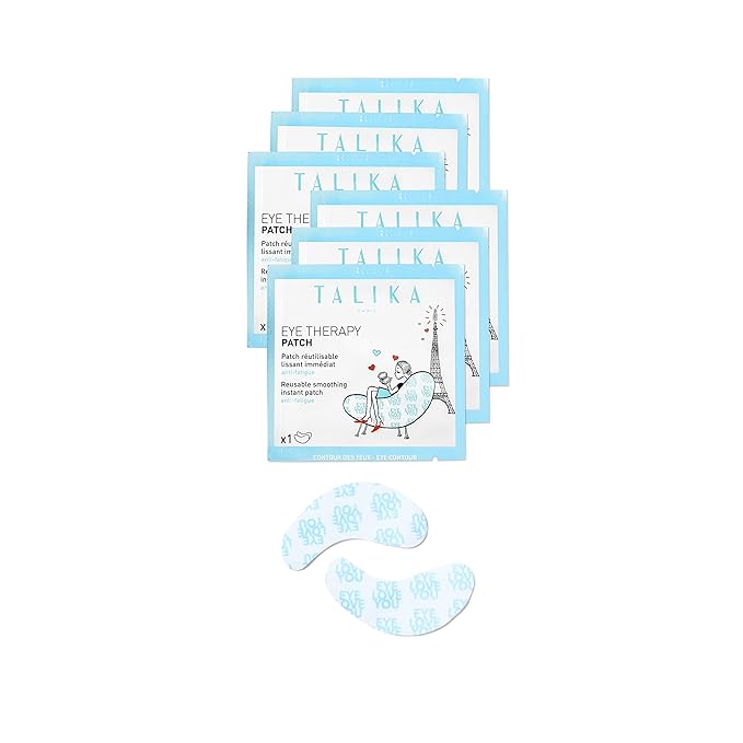 Talika Eye Therapy Patch - Instant Smoothing Patches - Mask For Dark Circles Puffiness & Tired Eyes - 6 Refills Reusable Under Eye Patches for Adults Skincare Eye Treatment-Velvo Beauty