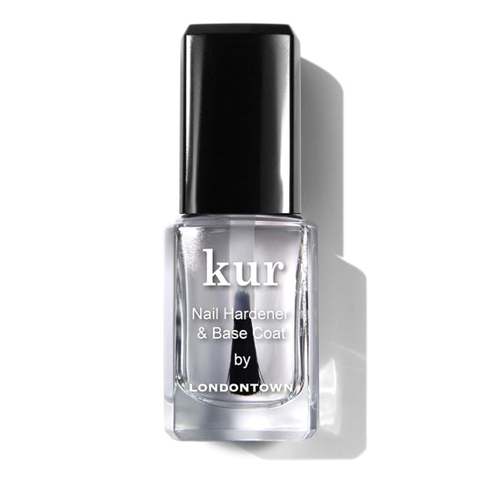 LONDONTOWN kur Nail Hardener and Base Coat, 0.4 Fl Oz (Pack of 1)-Velvo Beauty