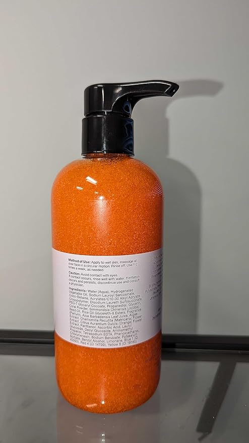 Anthony Facial Scrub, 16 Fl Oz, Contains Aloe Vera, Sand, Algae, Chamomile, Vitamin C, Soothes, Protects, Refreshes and Removes Dead Skin Cells-Velvo Beauty