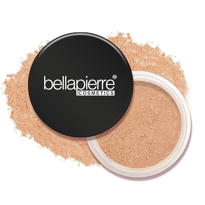 bellapierre Mineral Foundation SPF 15 - Loose Powder Foundation | Vegan & Cruelty Free Natural Makeup | Full Coverage Matte Finish | Hypoallergenic | Oil & Talc Free - 0.32 Oz - Mocha-Velvo Beauty