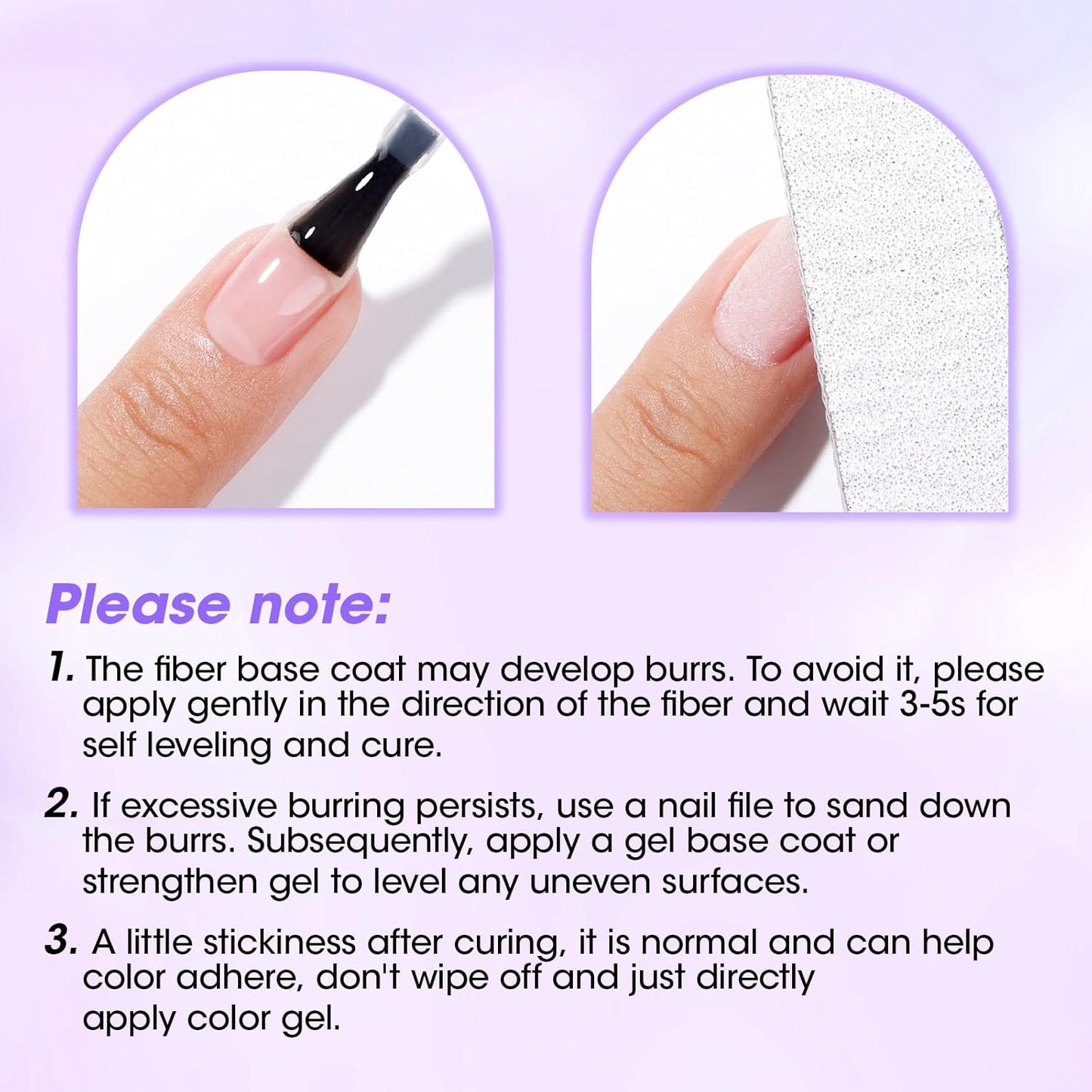 GELLEN Fiber Glass Base Gel Polish, 0.51 Fl.oz Clear Nail Strengthener for Repair Broken Damaged Thin Weak Nails, Professional Soak Off UV Base Coat Salon Home-Velvo Beauty