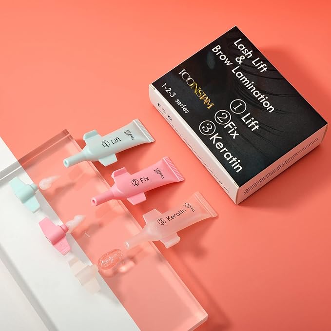 Lash Lift Kit Eyebrow Perm Kit Perm&Setting Lotion Set | Disposable large capacity 1.5ml lotion tube for Lash Lift Kit & Eyebrow Lamination Fast Acting 3-Step Lifting, Fixing Lotions with-Velvo Beauty